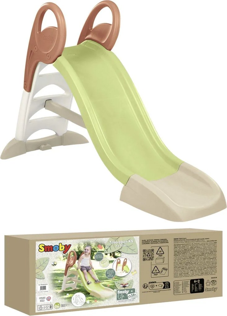 Smoby Life KS Glijbaan– Peuter – 1 m – Buiten – Met Wateraansluiting