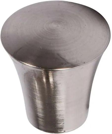 Gordijnroede knop Saxo 20 mm - zilverkleurig (2 stuks) - Leen Bakker