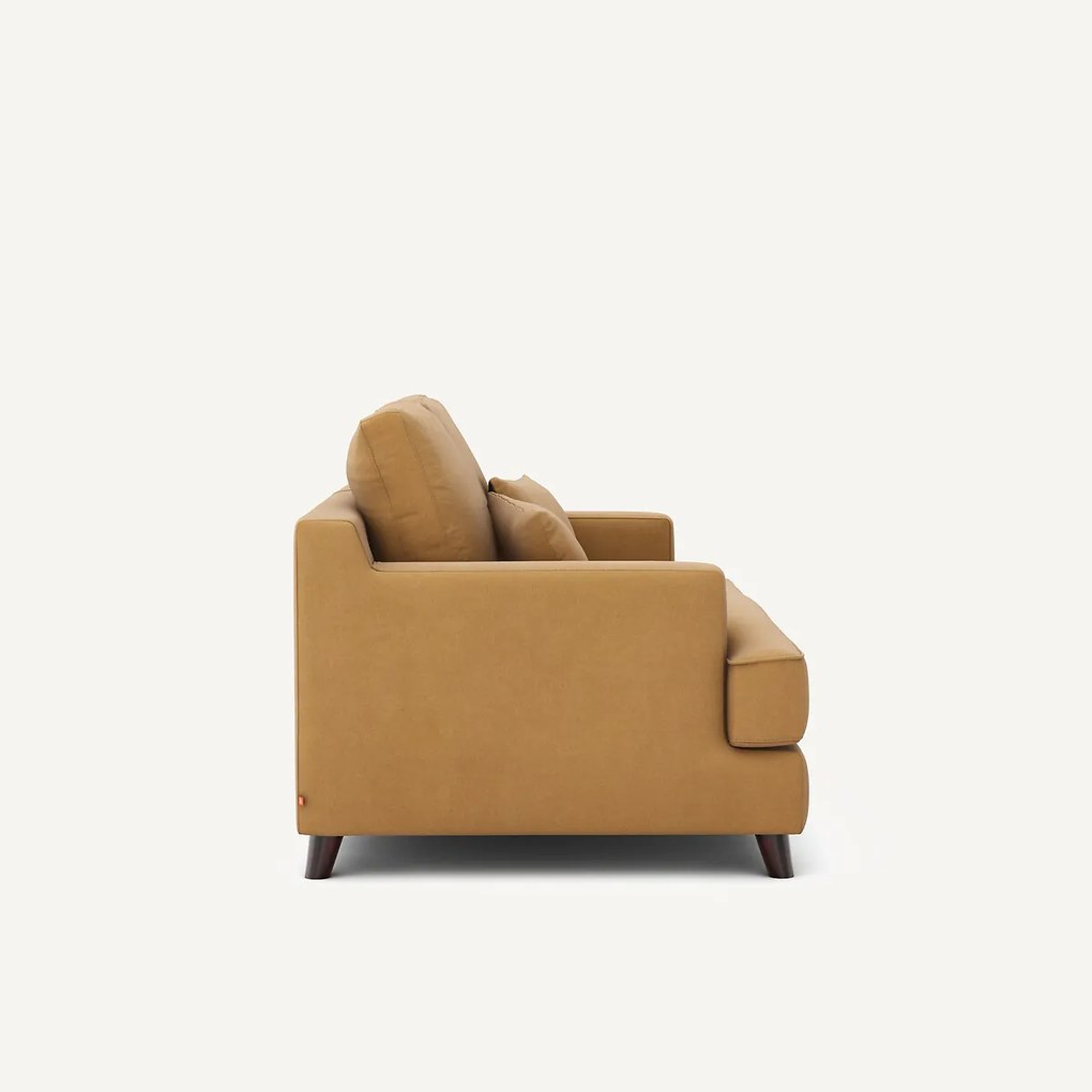 2-zits compacte zetel van linnen fluweel, ALWINE