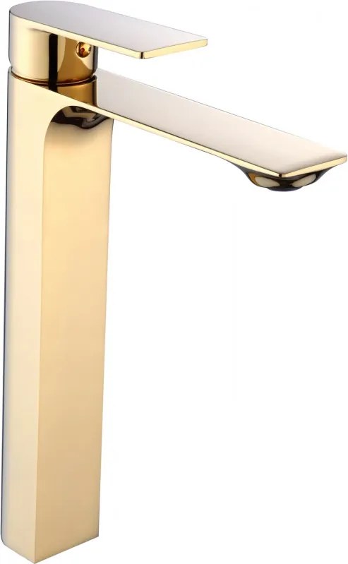 Mexen Alexa hoge wastafelkraan, goud - 71210-50