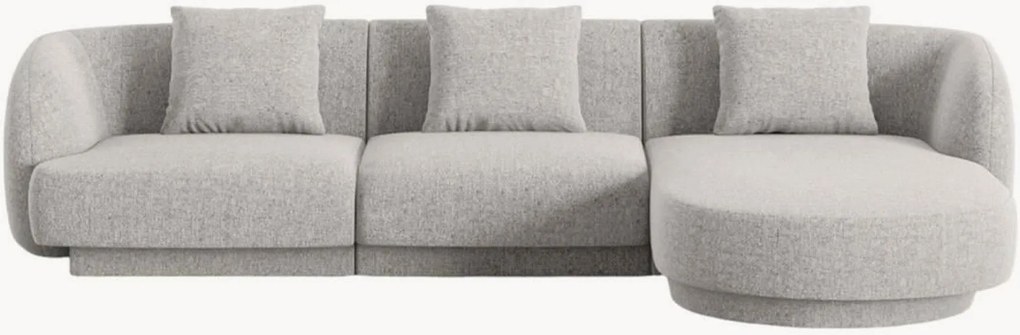 Chenille hoekbank Tulum