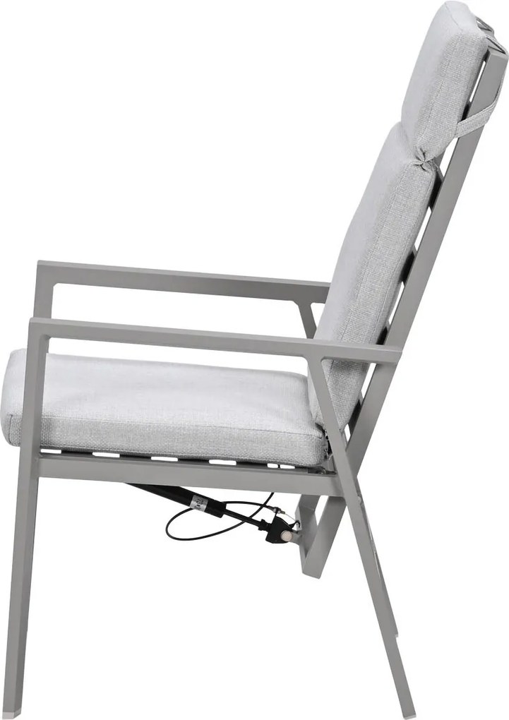 Garden Impressions Kasper tuinstoel verstelbaar - taupe