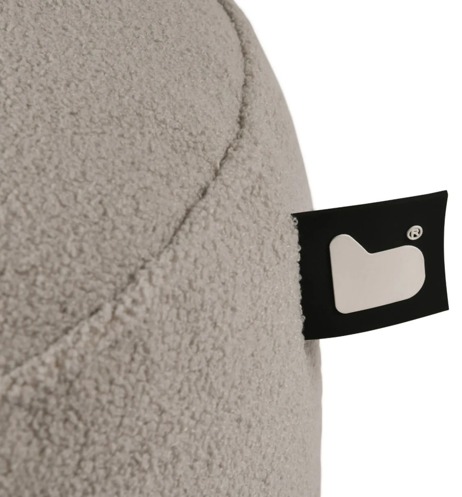B-Poufe Indoor Poef Teddy - Soft Grey