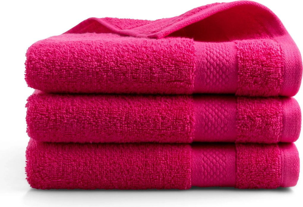 Handdoek Hotel Collectie– 3 stuks – 50×100 – roze