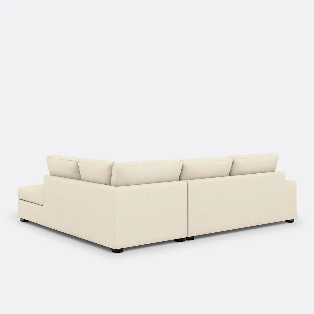 Hoekslaapbank van katoen/linnen Comfort Bultex® Odessa