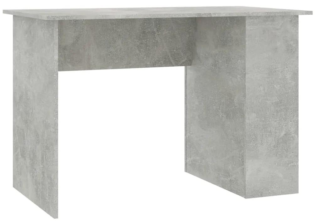 vidaXL Bureau 110x60x73 cm spaanplaat betongrijs