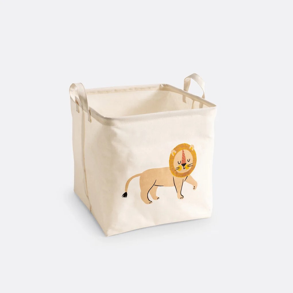 Vierkante mand met leeuw motief, Junglito