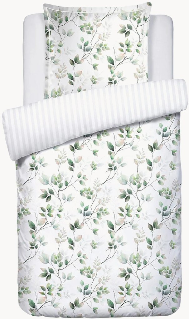 Katoensatijnen beddengoedset Petit Bosquet