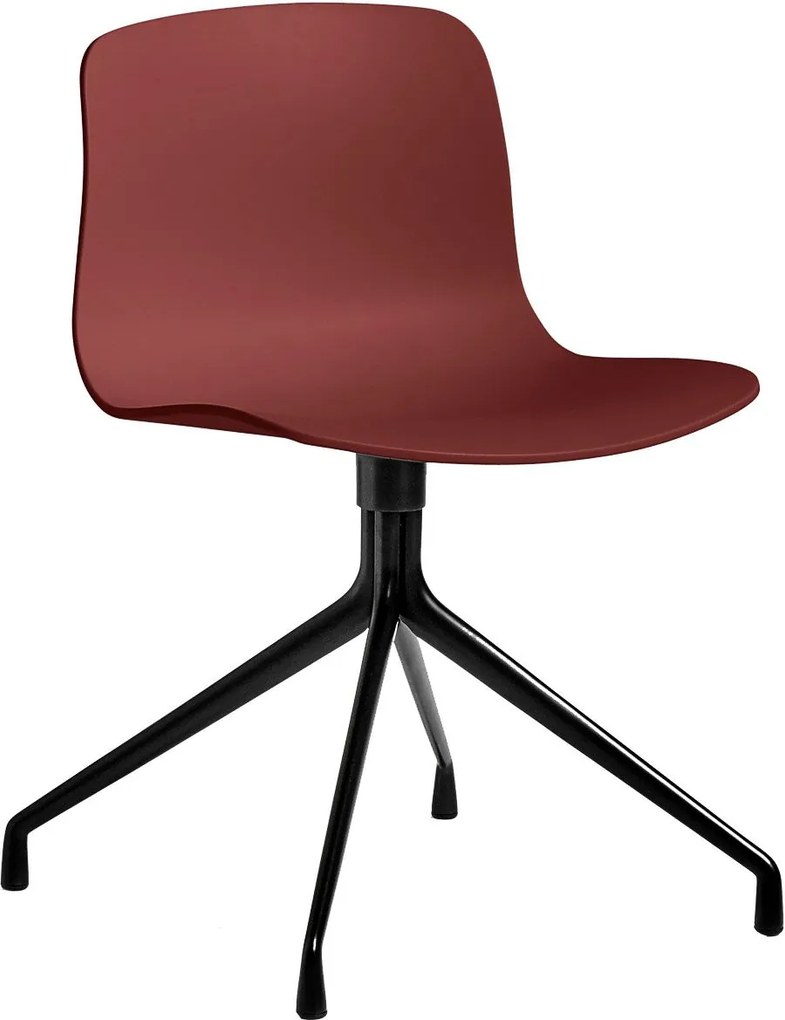 Hay About a Chair AAC10 stoel met zwart onderstel Brick