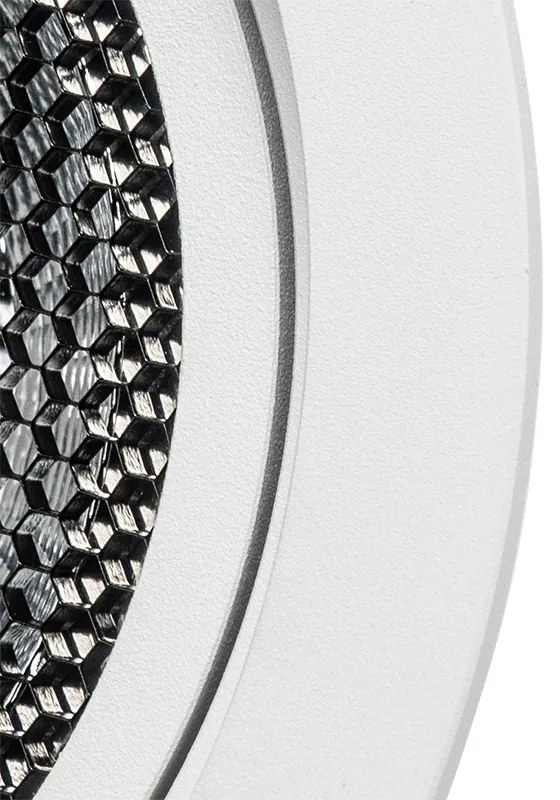 Moderne inbouwspot wit verstelbaar - Coop 111 Honey Modern GU10 rond Binnenverlichting Lamp