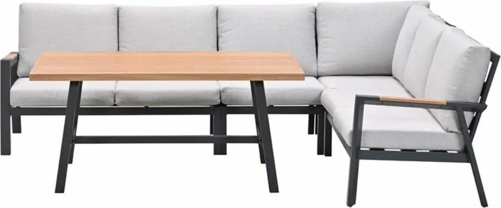 Garden Impressions Lissabon lounge dining set 5-delig L of R - valley sand