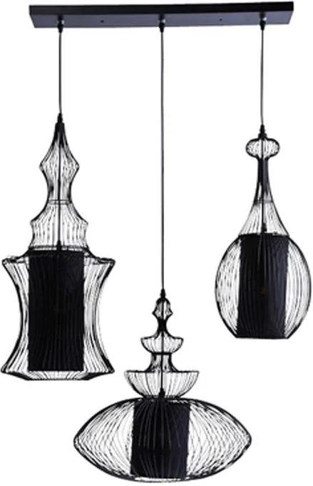 Kare Design Swing Iron Retro Hanglamp Zwart 3