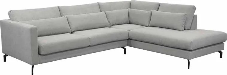 Hoekbank - Hög - rechts - Bloq lichtgrijs 60