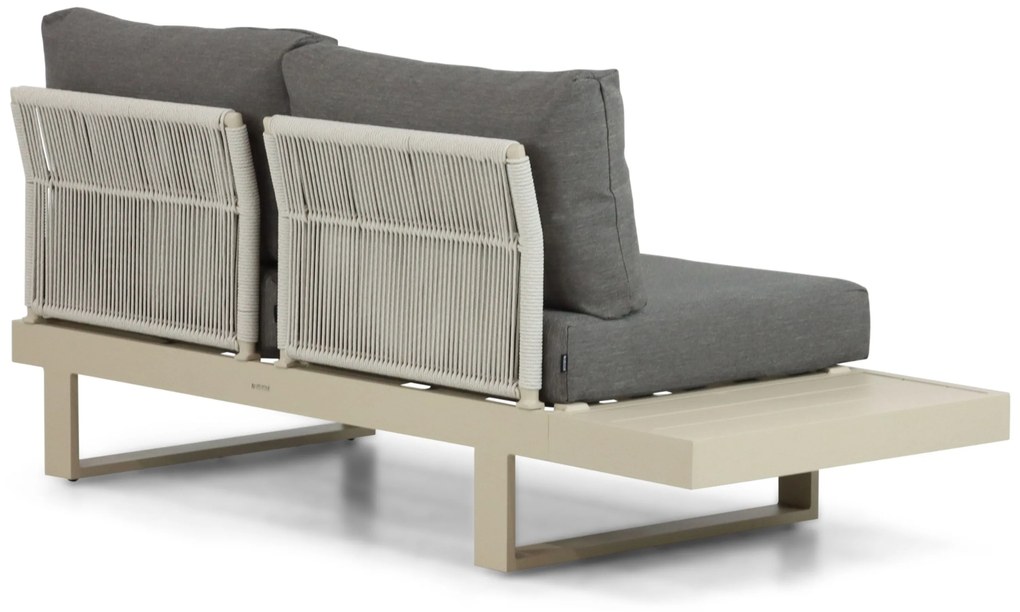 Hoek loungeset 5 personen Aluminium Taupe Lifestyle Garden Furniture Lorenzo