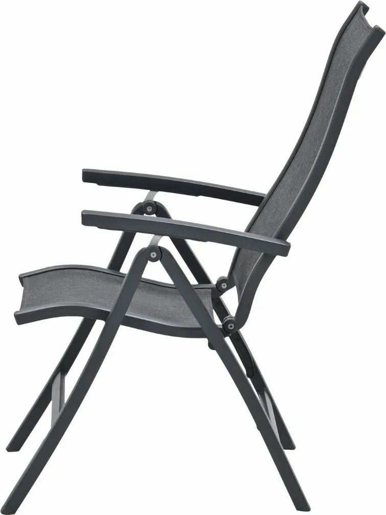 Garden Impressions Hilly tuinstoel verstelbaar - donker grijs