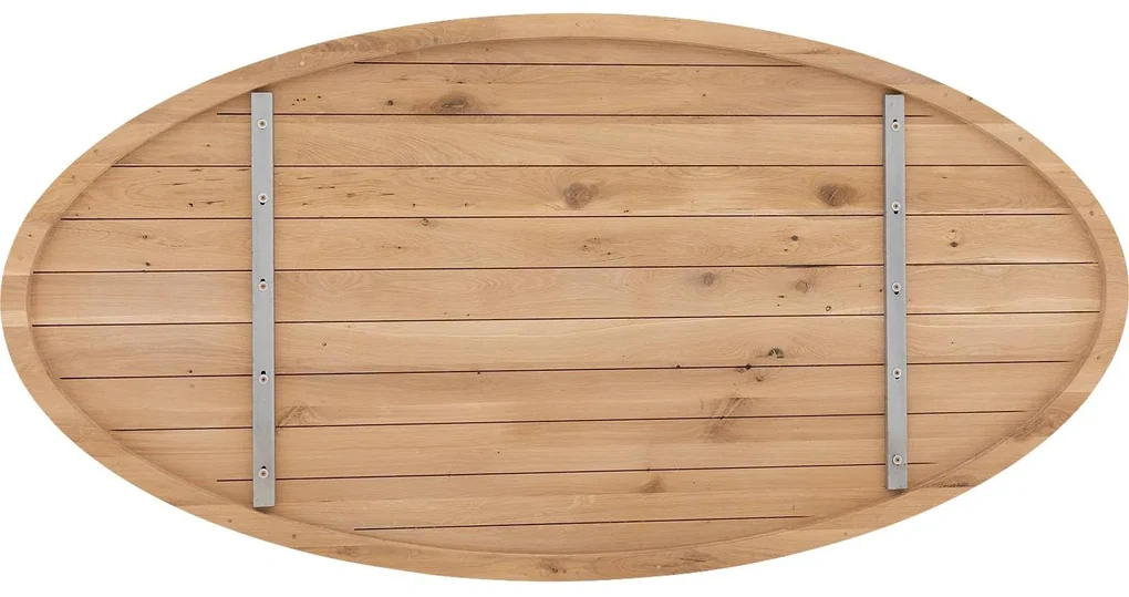 Goossens Eettafel Blade, Strak blad ovaal 260 x 120 cm 6 cm dik