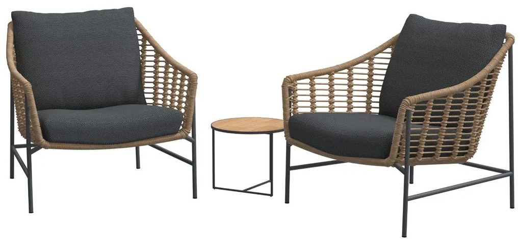 4 Seasons Outdoor Timor balkon loungeset      beige weerbestendig