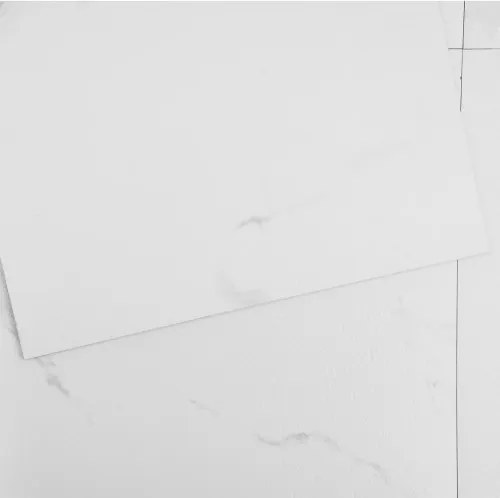 VEVOR zelfklevende vinylvloertegels, 30 x 30 cm, 50 stuks, 1,5 mm dik, zelfklevend, witte marmerstructuur, doe-het-zelfvloeren voor keuken, eetkamer, slaapkamer en badkamer