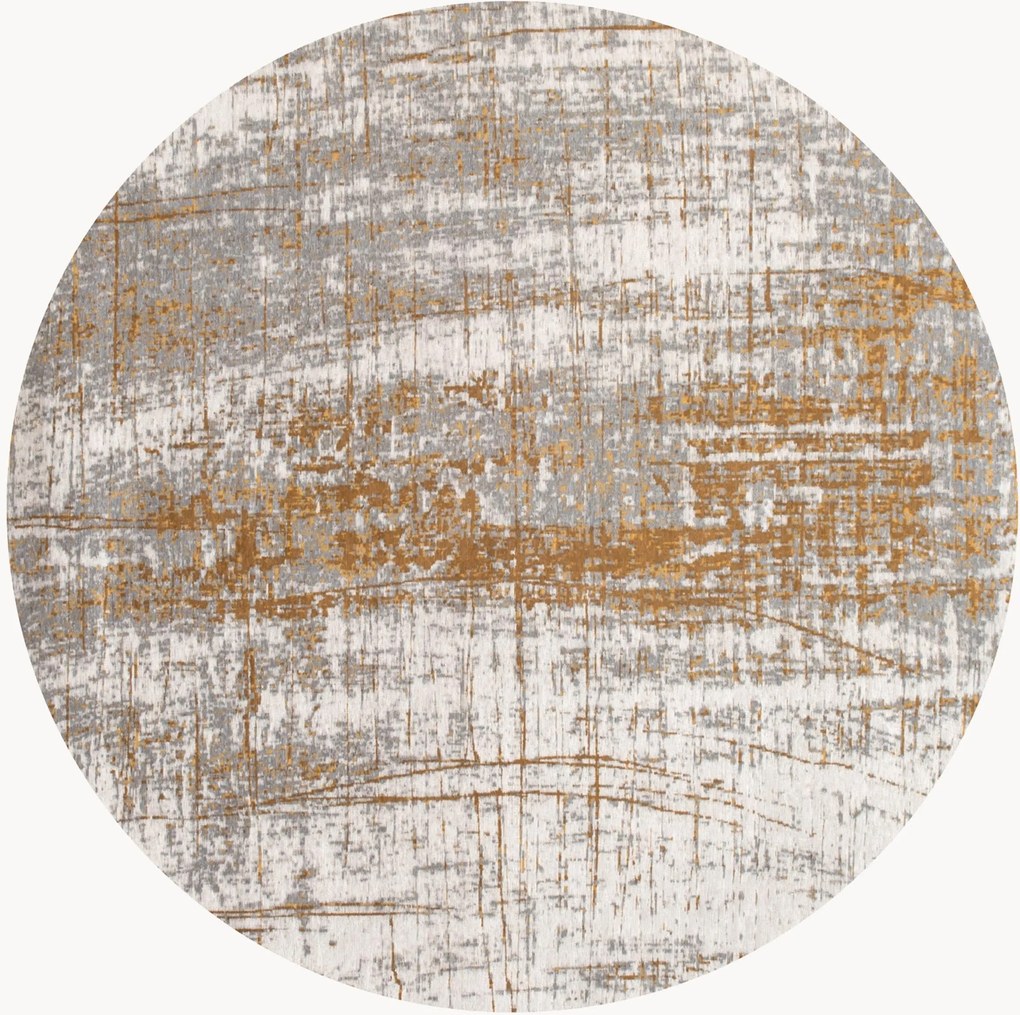 Wasbaar rond jacquard in- & outdoor vloerkleed Griff