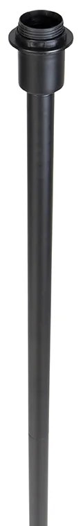 Moderne vloerlamp zwart zonder kap 149 cm - Simplo