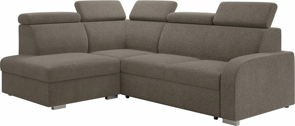 Hoekbank Ovos II, Aanwezig, Aanwezig, 250x200x85cm, 144 kg, Poten: Hout, Kunststof