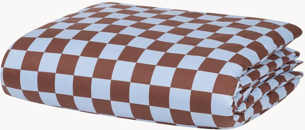 Katoensatijnen dekbedovertrek Plu