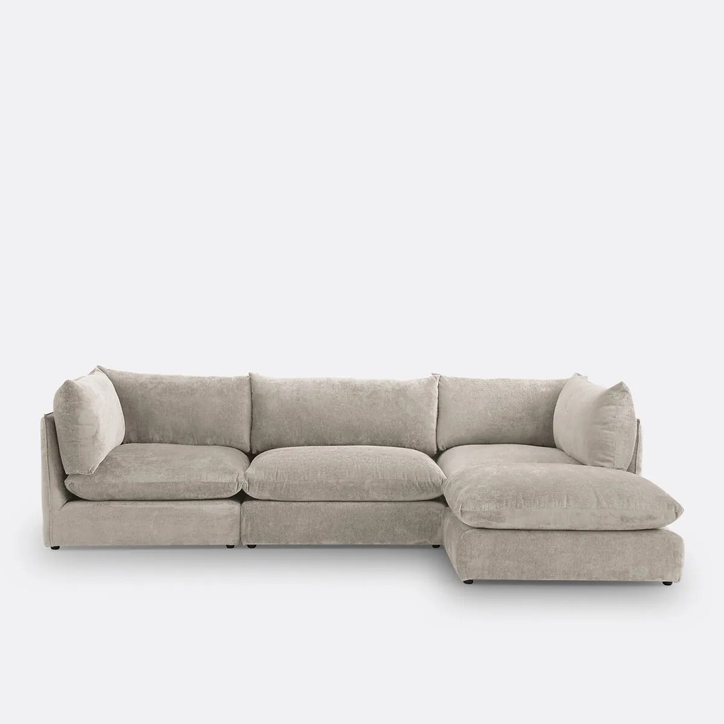 Modulaire bank, getextureerd fluweel, Malo