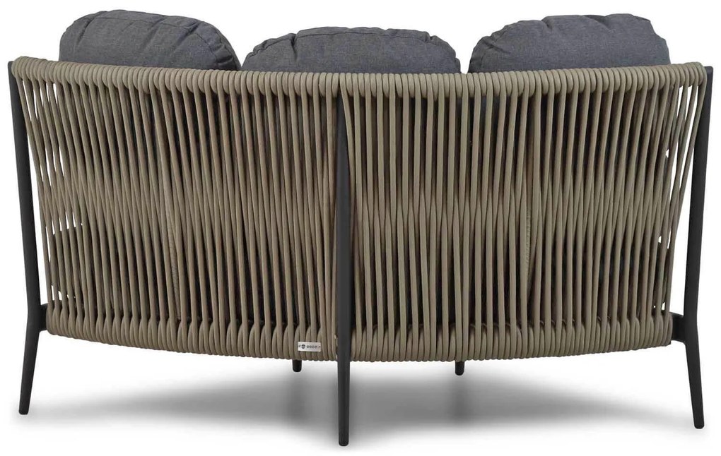 Hoek loungeset 5 personen Aluminium/Rope Taupe  Coco Romeo/Pacific