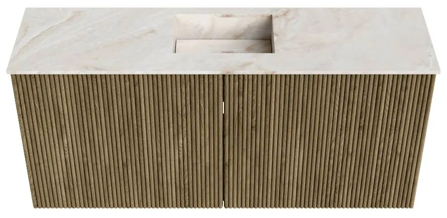 Mondiaz Joya DLux 90cm toiletmeubel dusk met wastafel faye midden zonder kraangat frappe