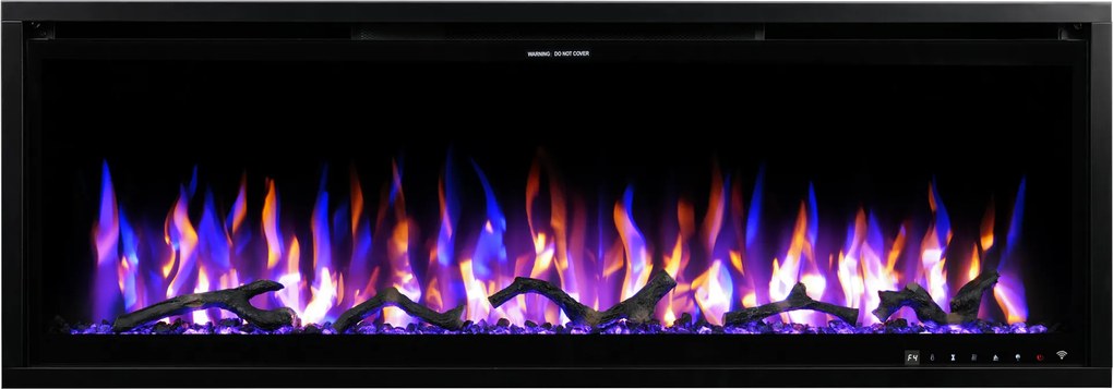 FJORTA Elektrische Sfeerhaard 50" ODIN – 127 cm – 800 / 1600 Watt