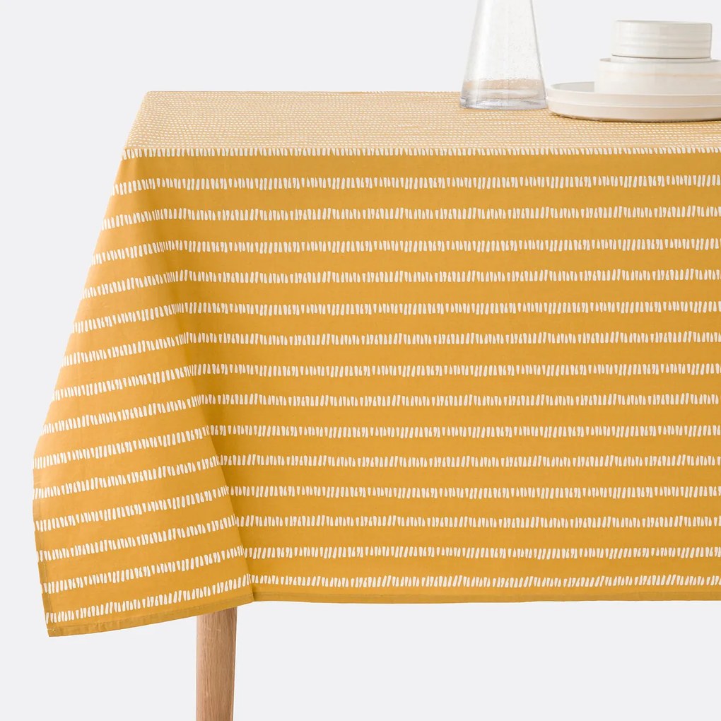 Tafelkleed in gecoat katoen Irun