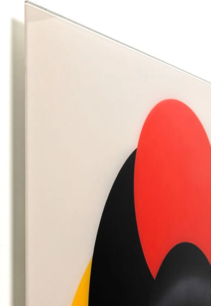 Glazen Wanddecoratie Rood