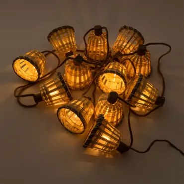 Tuinslinger met LED-verlichting en zonnelader (7,40 m) Avott - Sklum