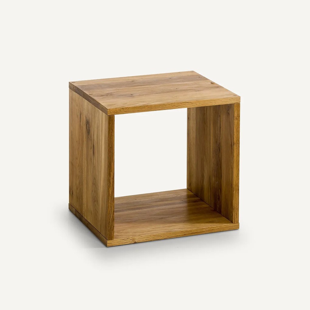 Opbergkubus in eik Box, 2 modellen