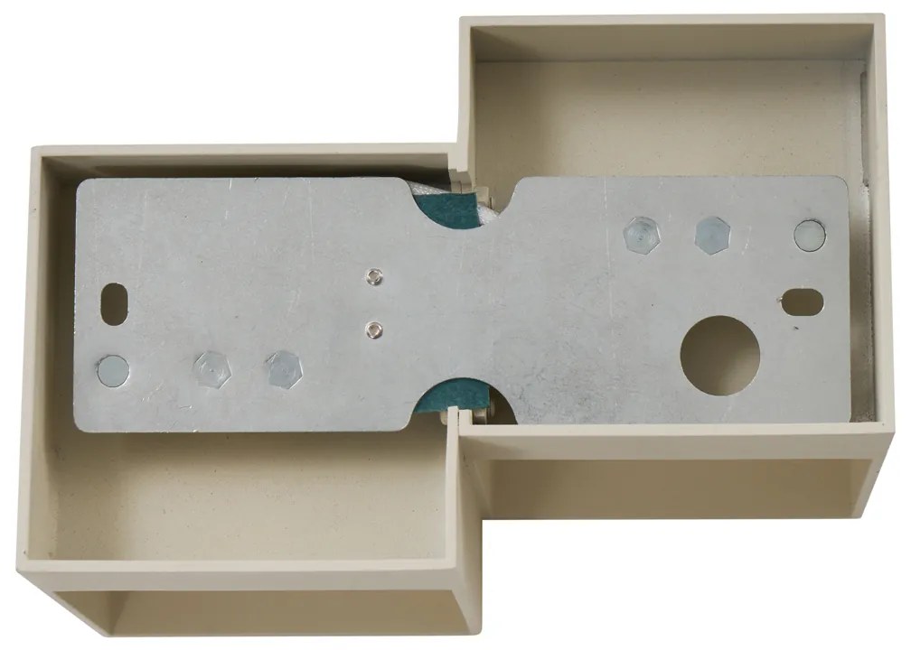 Moderne wandlamp beige 2-lichts - Transfer Double