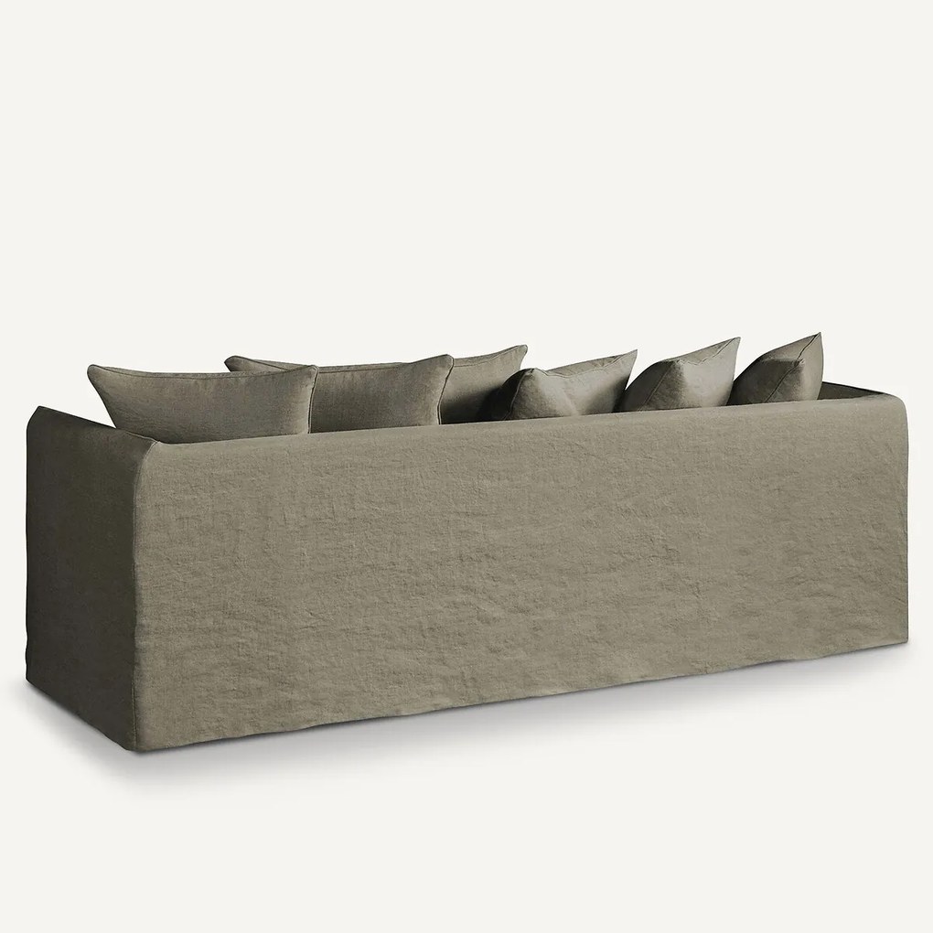 Bank 3-, 4- of 5-zits in dik stonewashed linnen, Neo Chiquito