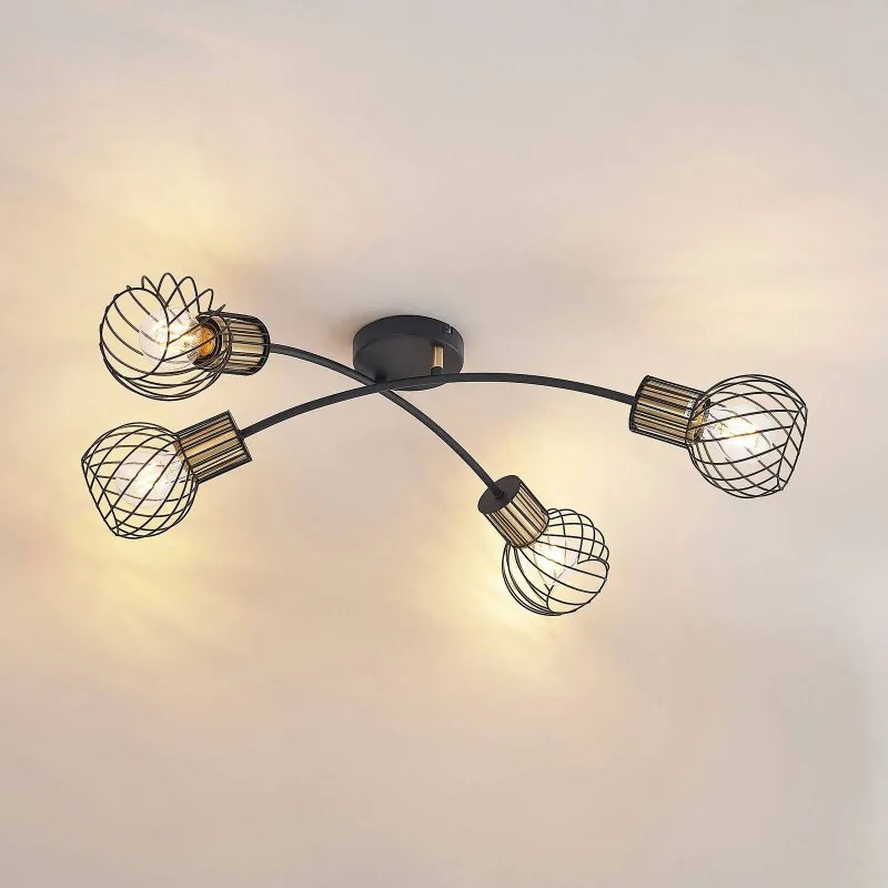 Cornel plafondlamp, 4-lamps - lampen-24