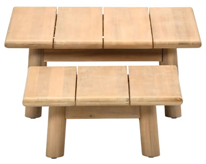 Garden Impressions San Namut loungetafels acacia white wash - set van 2