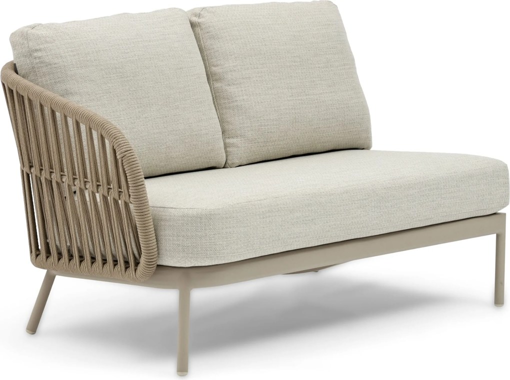 Hoek loungeset 5 personen Rope Taupe  Coco Elara/Fungo