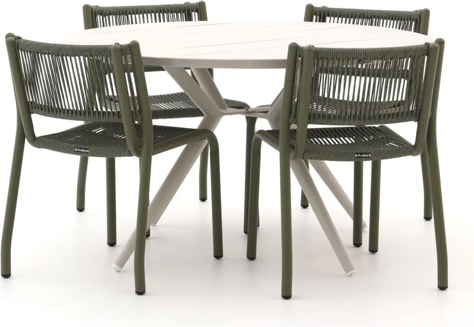 Diningset Manifesto  | 4 personen | Tuinset aluminium | 5-delig | Kees Smit Tuinmeubelen