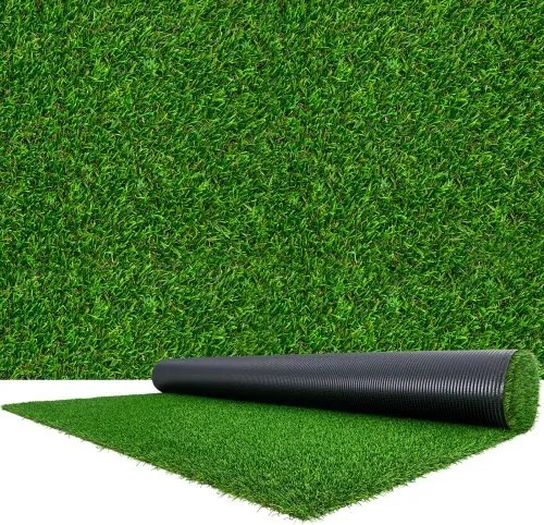 VEVOR kunstgras 457,2 x 213,36 cm, kunstgrasmat met een poolhoogte van 3,5 cm, kunstgrasmat met drainagegaten, op maat te snijden kunstgrasmat, kunstgrasmat voor balkon, terras, tuin en binnengebruik