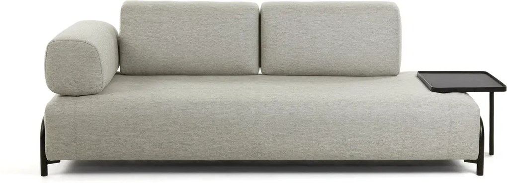 Kave Home Compo Design 3-zits Bank Met Tafeltje Beige