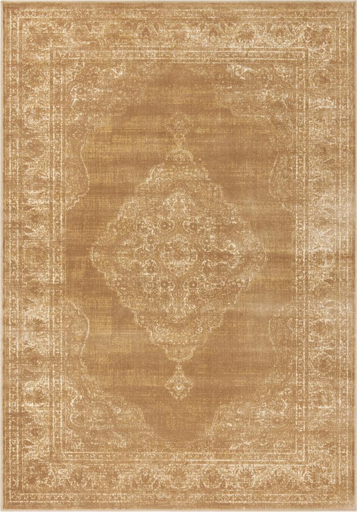 Safavieh | Vintage vloerkleed Olivia 120 x 170 cm licht bruin, ivoor vloerkleden viscose, katoen, polyester vloerkleden & woontextiel vloerkleden