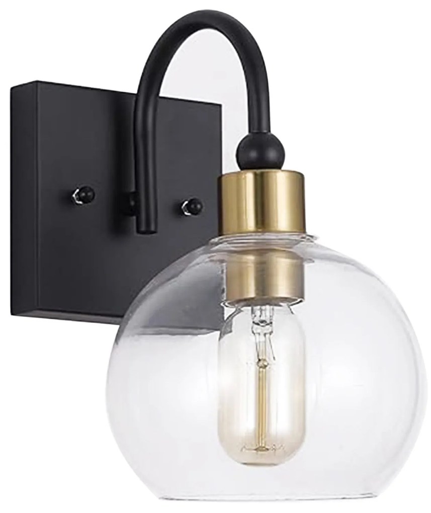 Wandlamp black gold APP1580-1W
