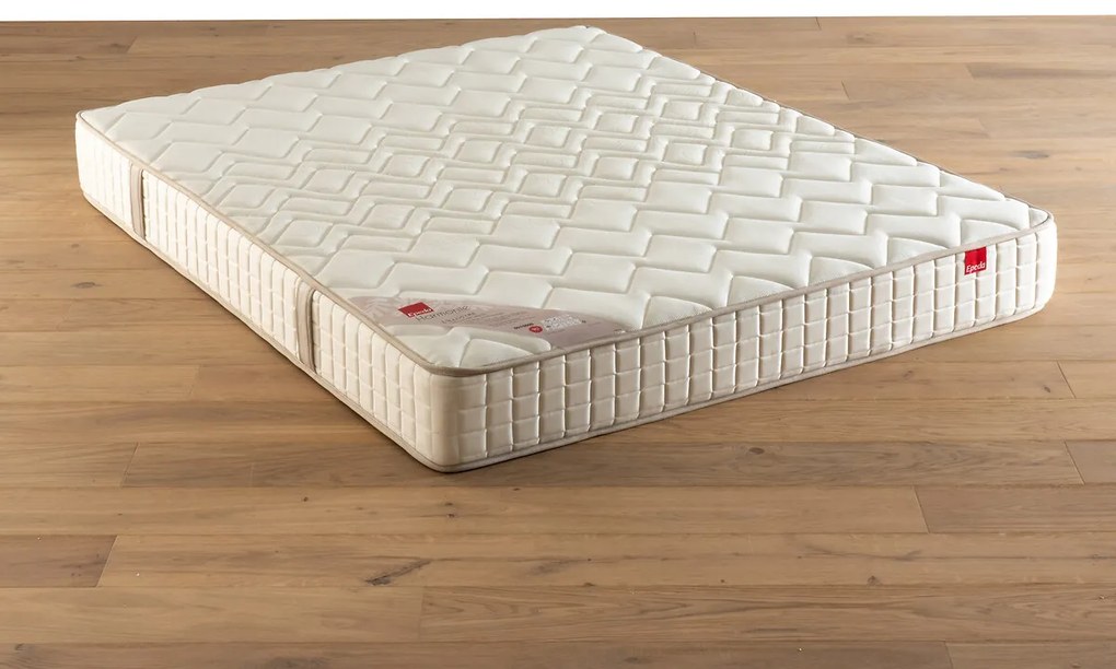 Ensemble matras met veren l'Illustre + beddenbodem