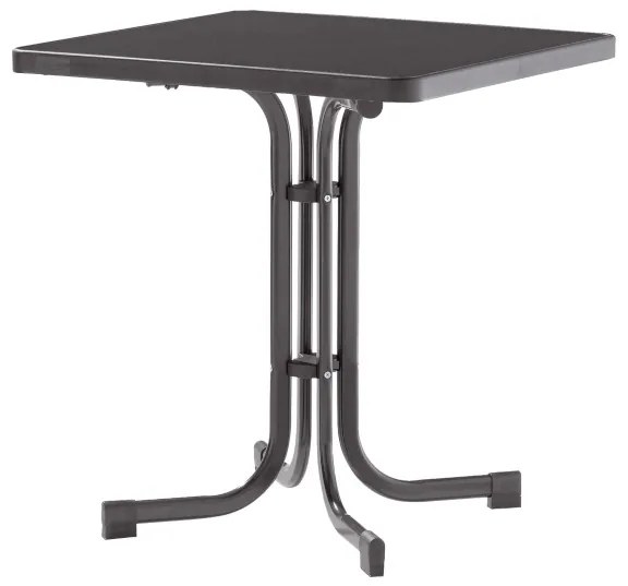 Sieger Boulevard vierkante klaptafel 70x70 cm. - Antraciet