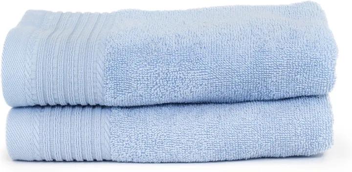 The One Towelling 2-PACK: Handdoek Basic - 50 x 100 cm - Lichtblauw