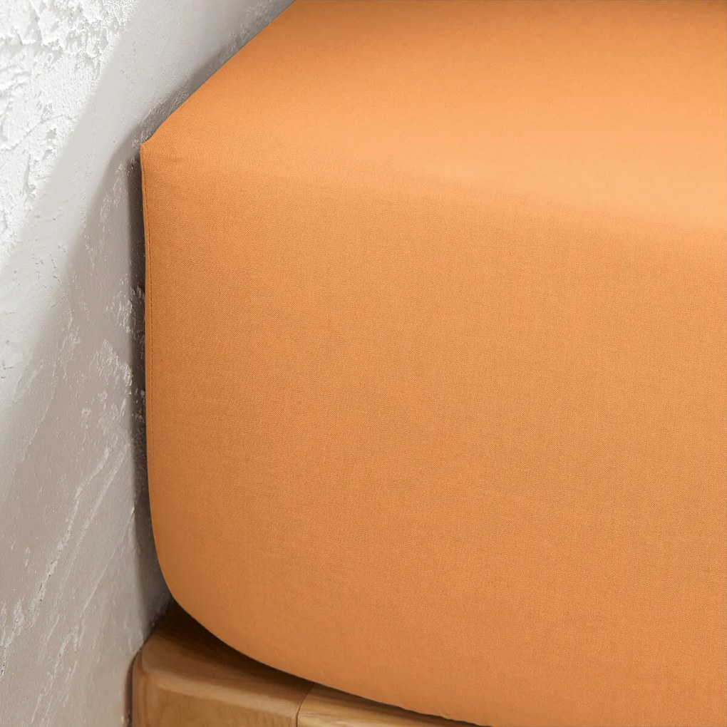 Effen hoeslaken in tergal, omslag 32 cm, Scenario