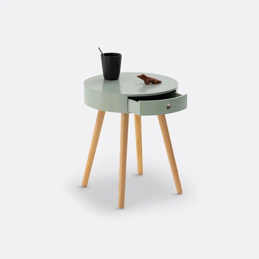 Rond nachtkastje Selisa