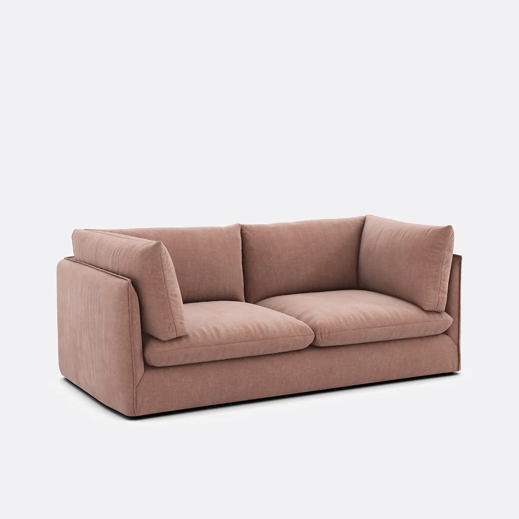 3-zits rechte bank in gestructureerde stof, Malo